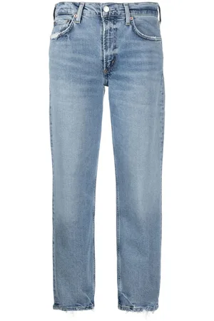 AGOLDE Kye cropped straight-leg jeans