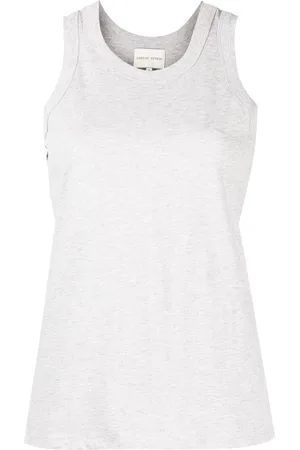 Loulou de Saison Round-neck cotton tank top