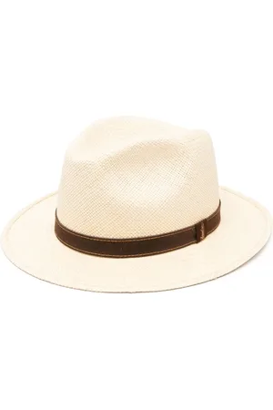 Borsalino Interwoven sun hat
