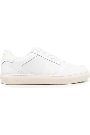Calvin Klein Logo-print leather sneakers