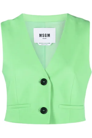 Msgm Button-front tailored waistcoat