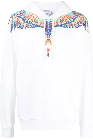 MARCELO BURLON Cotton drawstring hoodie