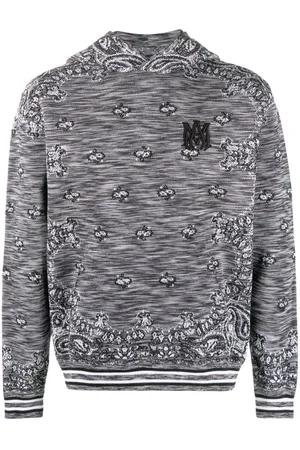 AMIRI Logo-patch pullover hoodie
