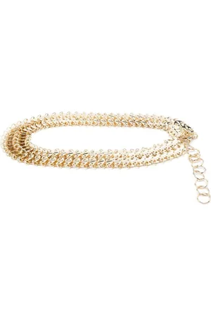 Paco rabanne Chain-link clasp-fastening belt