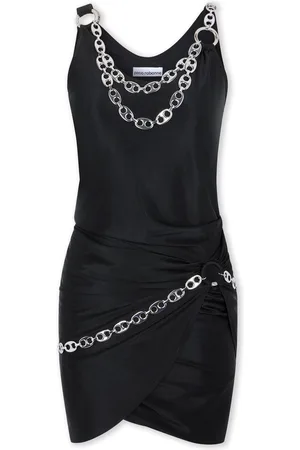 Paco rabanne Chain embellished mini dress