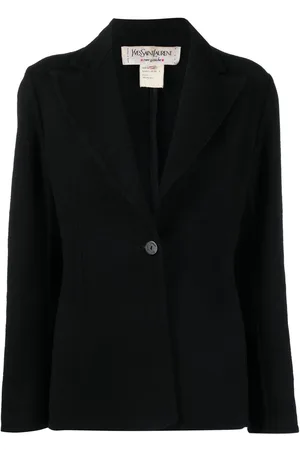 Saint Laurent Peak-lapel single-breasted jacket