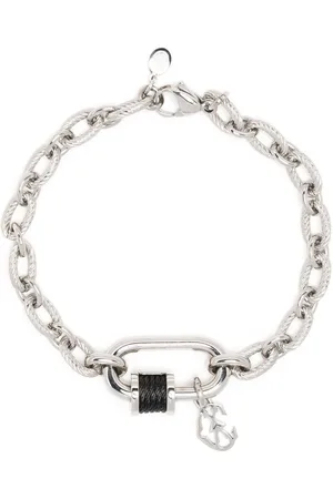 Charriol Forever Lock cable-link bracelet