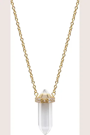 Nialaya Quartz pendant chain necklace