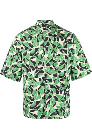 Dsquared2 Botanical-print short-sleeved shirt