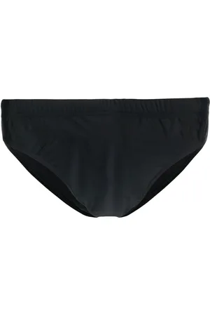 Moschino Rear logo-print swim trunks