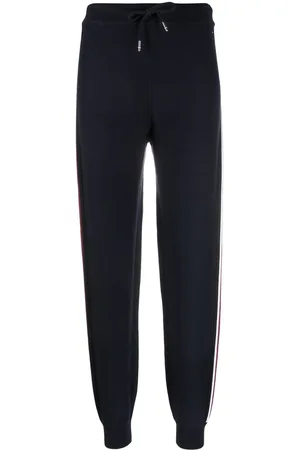 Tommy Hilfiger Side-stripe cotton track pants