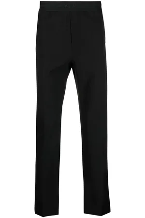 Msgm Logo-waistband tapered trousers