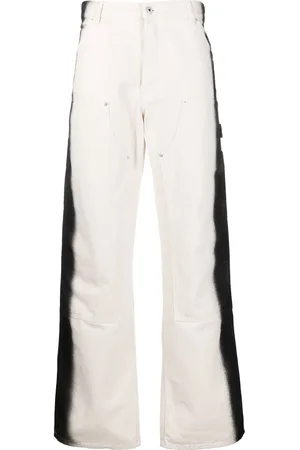 Heron Preston Gradient-print wide-leg trousers