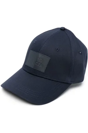 Tommy Hilfiger Logo-appliquè organic cotton cap