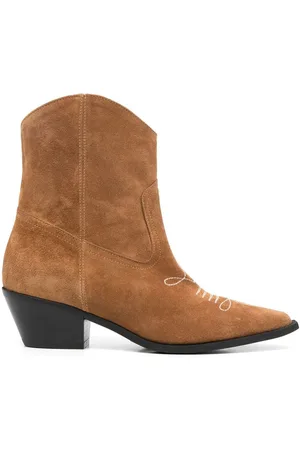 Twin-Set Ženy Kovbojské - Cowboy-style chelsea boots