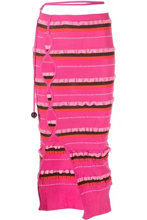 Jacquemus La jupe maille Concha midi skirt