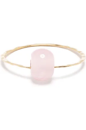 Jil Sander Stone-pendant bangle bracelet