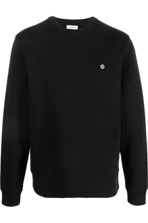 Sandro Embroidered cross crew-neck sweatshirt