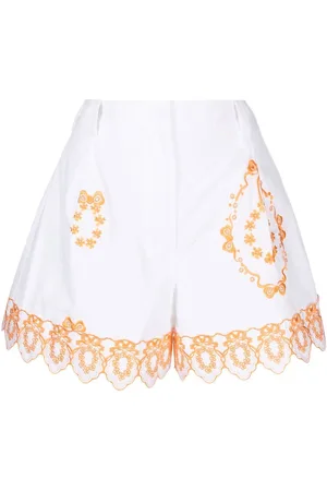 Simone Rocha Embroidered-trim shorts