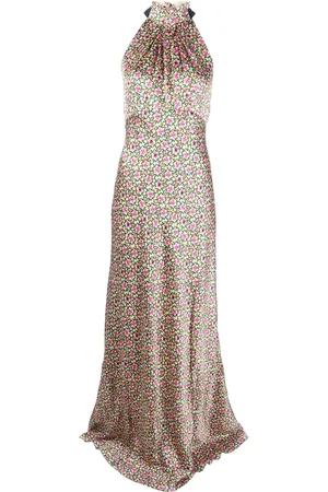 SALONI Michelle halterneck gown