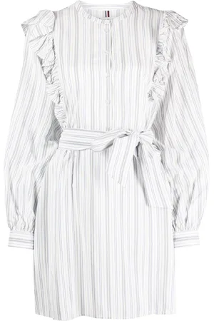 Tommy Hilfiger Regular stripe short ruffle dress