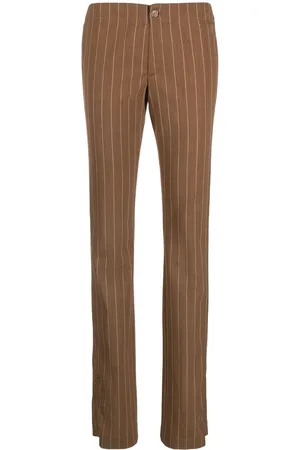 Filippa K Pinstripe-pattern slim-fit trousers