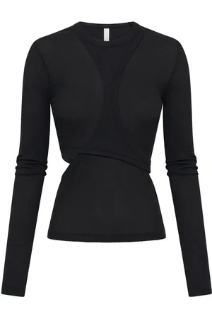 DION LEE Modular layered long-sleeve top