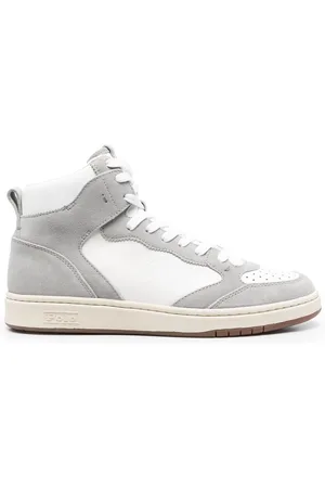 Ralph Lauren Court hi-top suede sneakers