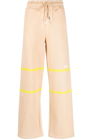 GCDS Stripe-detail cotton sweatpants