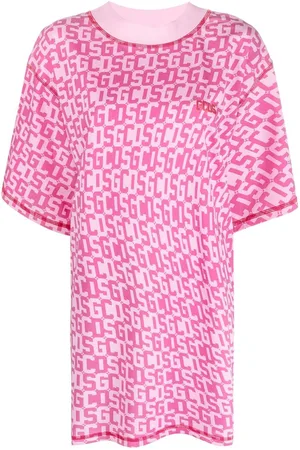 GCDS Monogram-print T-shirt dress