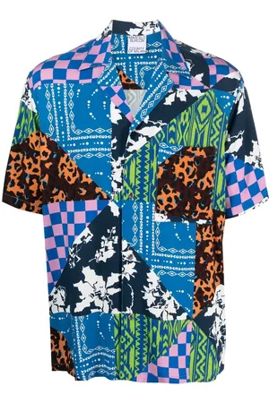 MARCELO BURLON Mix print shirt
