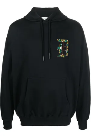 Drôle de Monsieur Logo patch hoodie