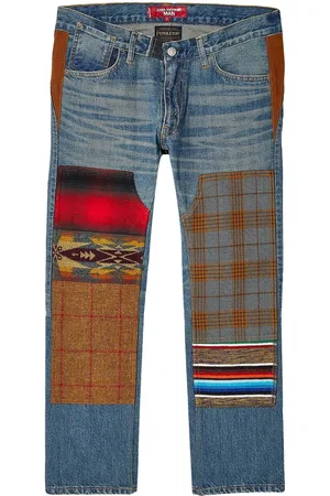 JUNYA WATANABE Patchwork mid-rise jeans