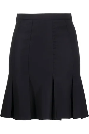 Patou High-waist pleated miniskirt