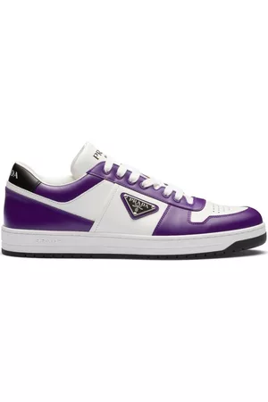 Prada Muži Tenisky - Logo-patch low-top sneakers