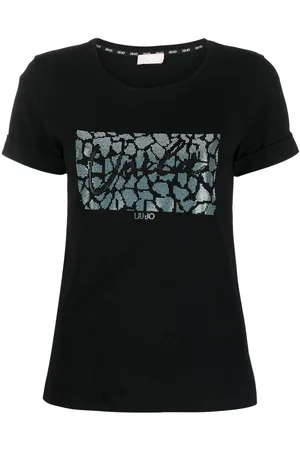 Liu Jo Logo-embellishment stretch-cotton T-shirt