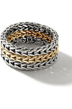 John Hardy 18kt yellow gold Classic Chain ring