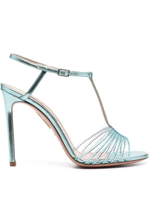 Aquazzura Amore Mio 105mm crystal sandals