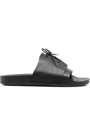 Maison Margiela Lace-up pool slides