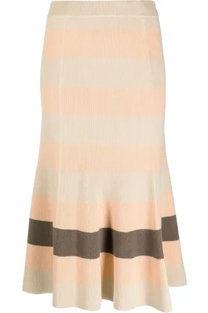 Joseph Stripe Animation knitted skirt