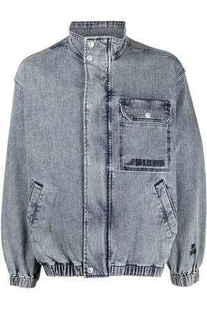 Izzue Stand-collar denim jacket