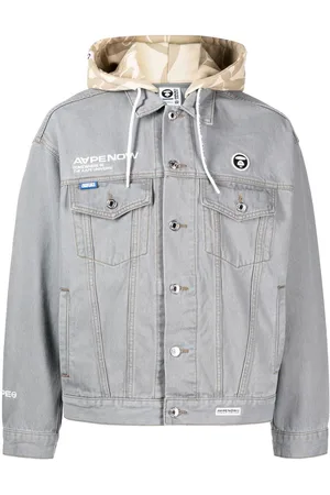 A Bathing Ape Logo-print hooded jacket