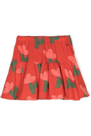 Bobo Choses Sea Flower pleated skirt