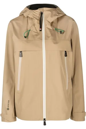 Moncler Single-breasted hooded coat