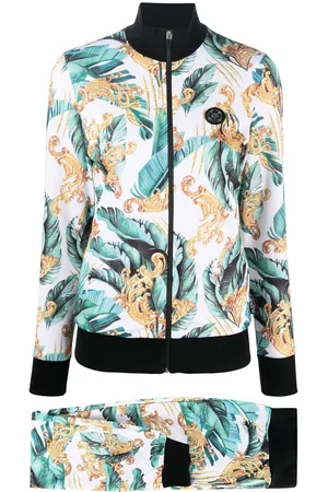 Philipp Plein Floral-print track pants