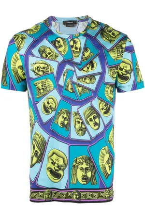 VERSACE Le Maschere cotton T-shirt