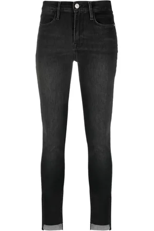 Frame Le High Skinny raw-hem jeans