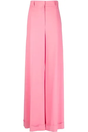 Moschino High-waisted palazzo trousers