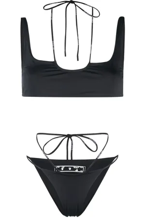 OFF-WHITE Logo-print two-piece bikini