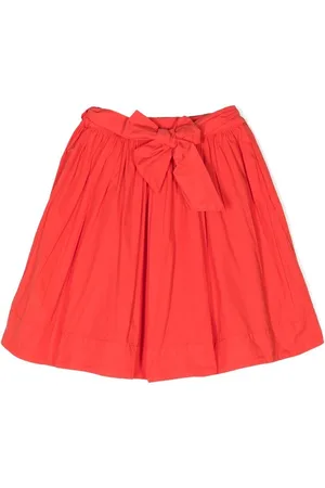 Kindred Self-tie organic-cotton skirt